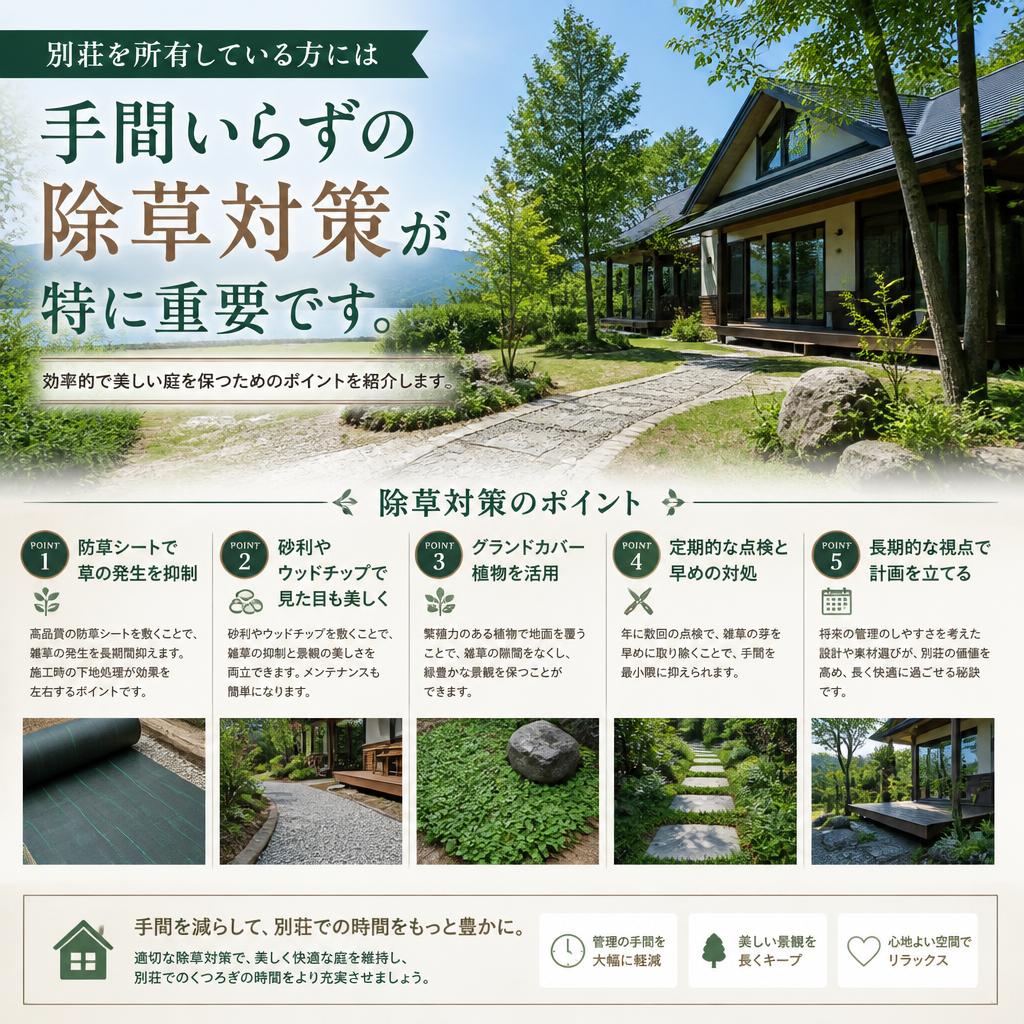 5. 別荘管理における除草対策の必要性