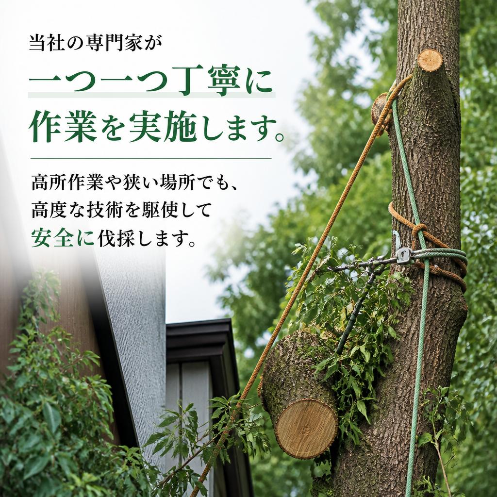 2. 経験豊富な職人による安心の作業