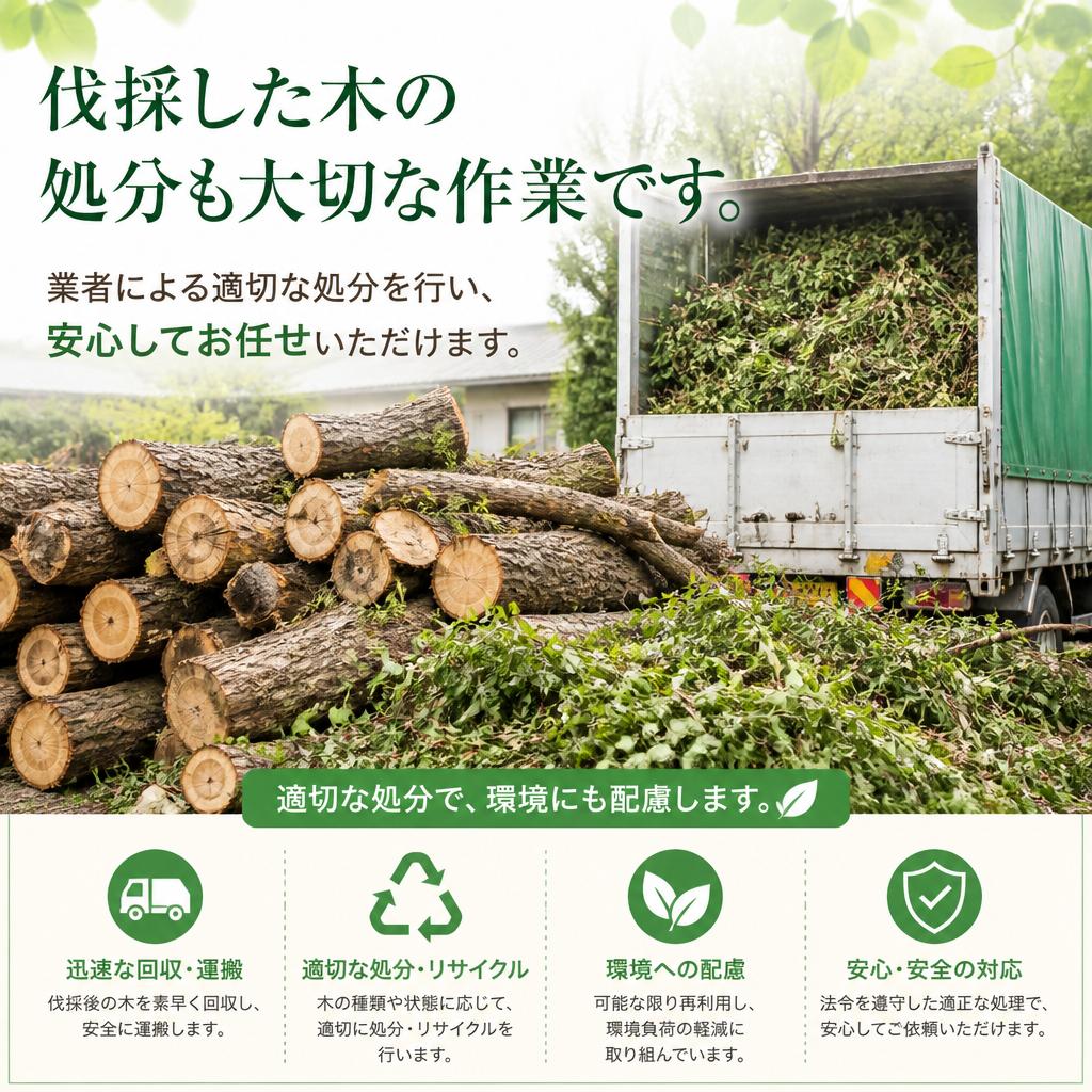 4. 不要木処分のお手伝い