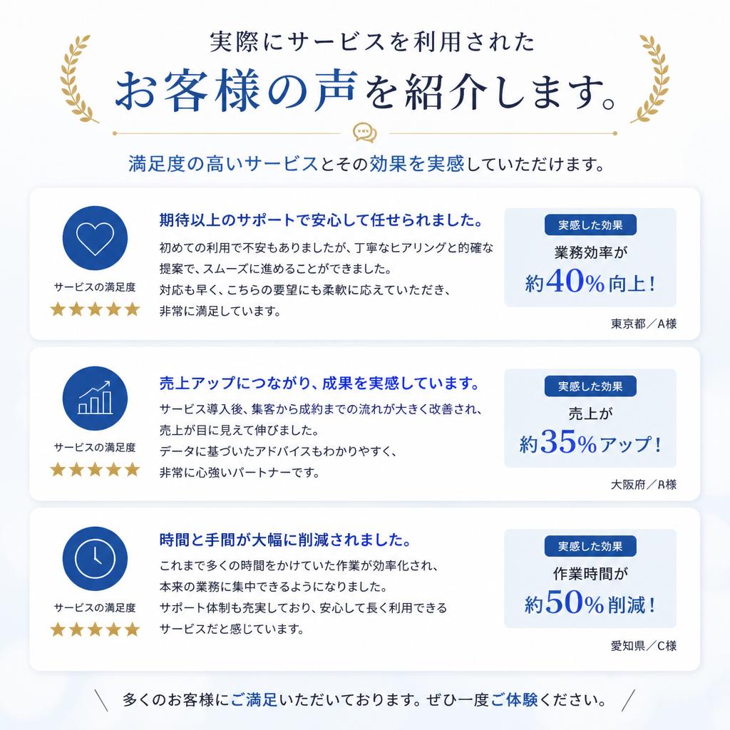5. お客様の声