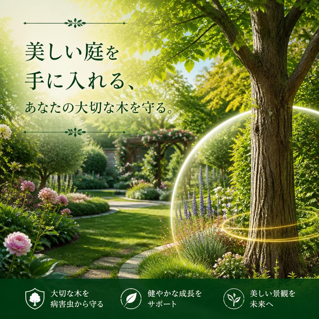美しい庭を手に入れる、あなたの大切な木を守る。
