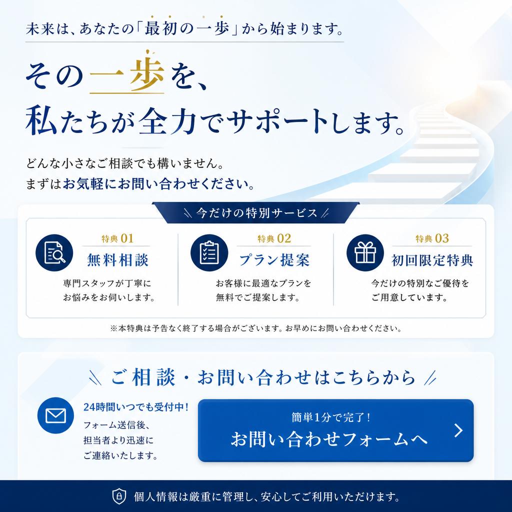 今すぐお問い合わせを！
