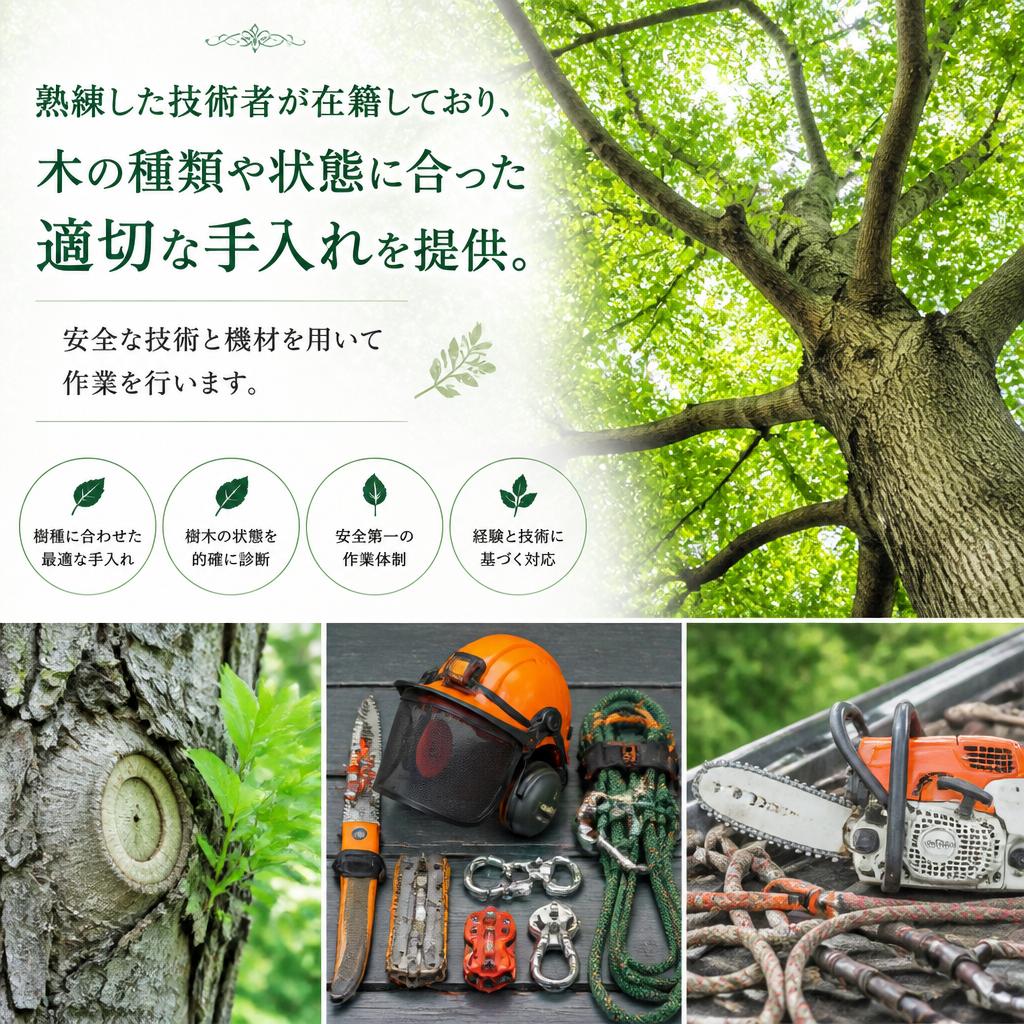 経験豊富な職人による安心のサービス