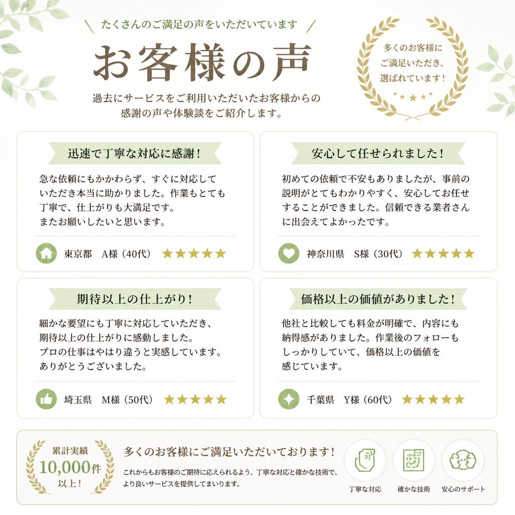 お客様の声